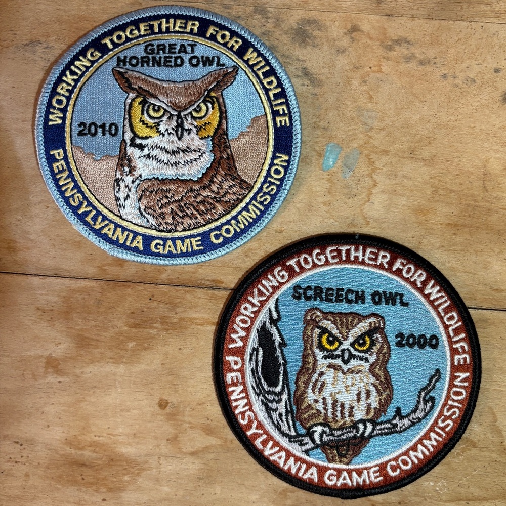 Vintage Game Commission Owl Embroidered Patch